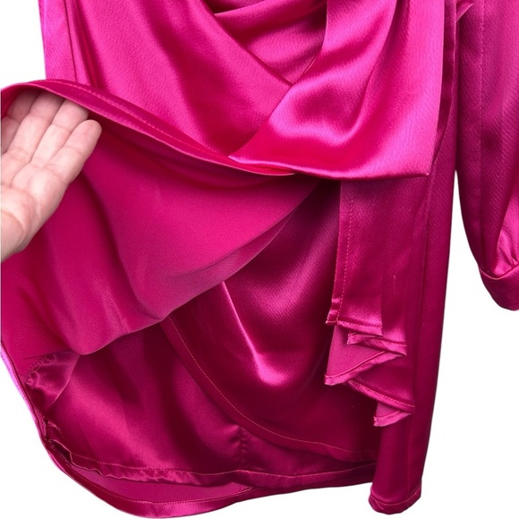 Hot Pink mini dress, bandeau top, S, custom made copy of Kylie Jenner dress Sexy - Picture 9 of 13